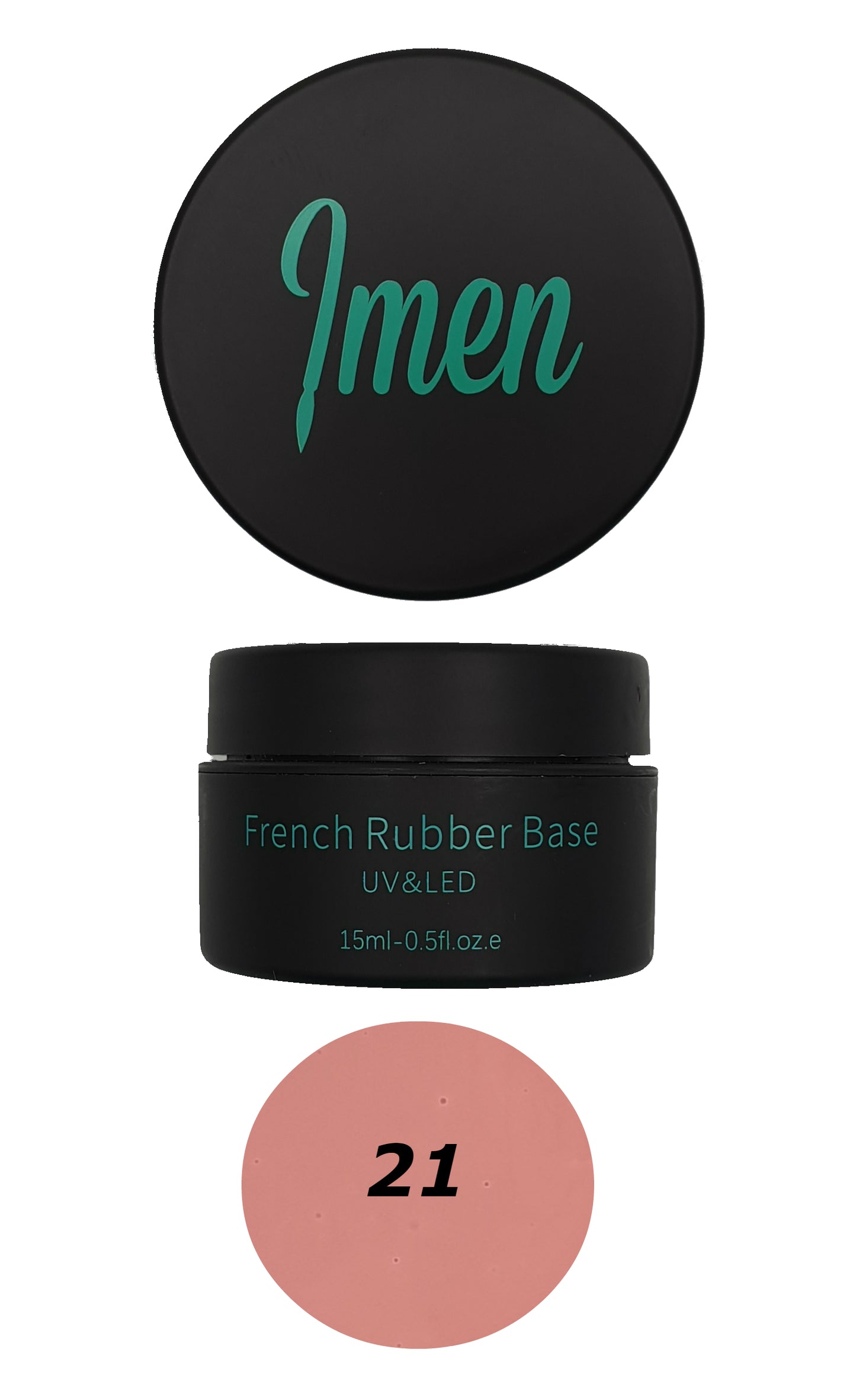 Imen Rubber base coat #20, 21, 22, 24, 15ml CAMOUFLAGE