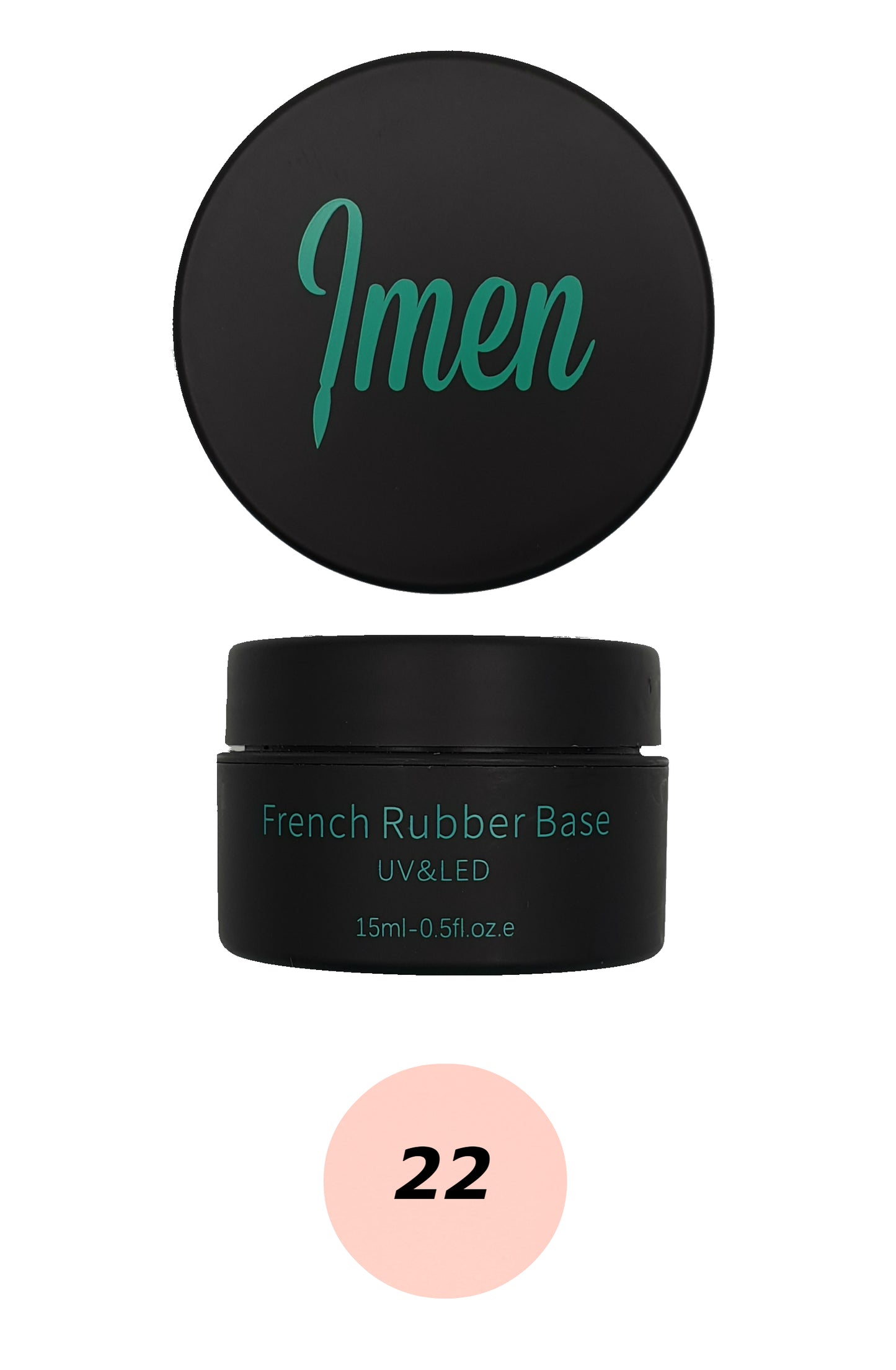 Imen Rubber base coat #20, 21, 22, 24, 15ml CAMOUFLAGE