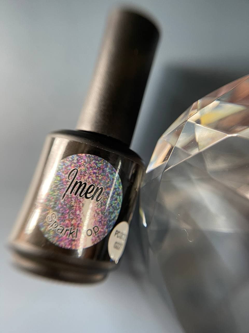 Imen Sparkle top no wipe silver