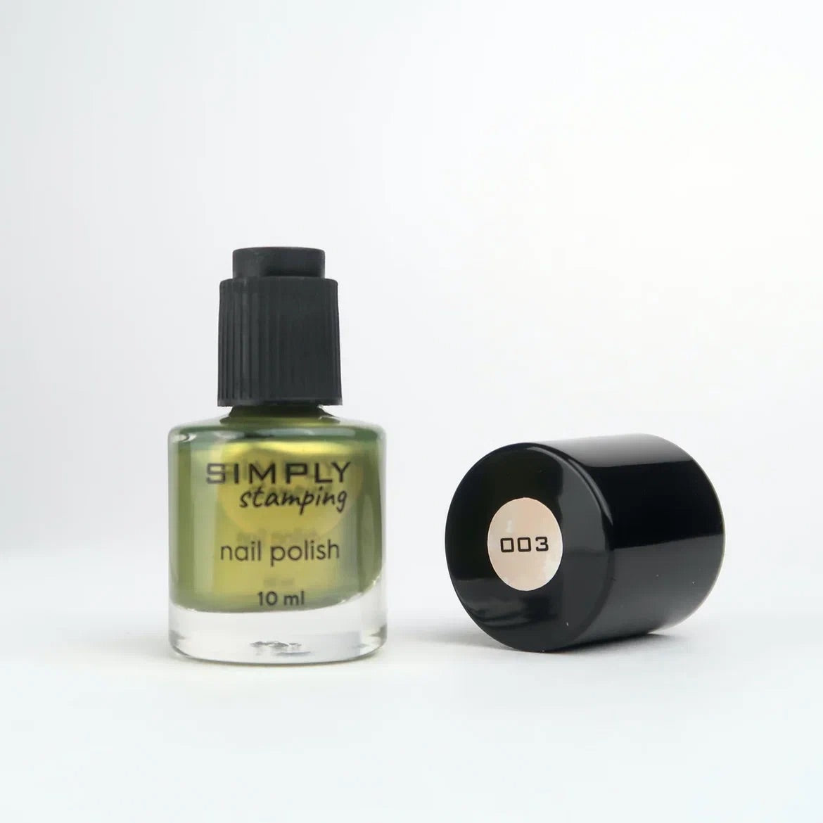 Stamping polish 003 green metallic, 10 ml