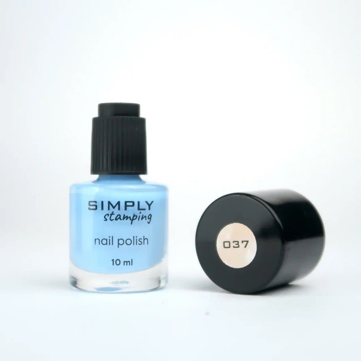 Stamping polish 037 light blue, 10 ml