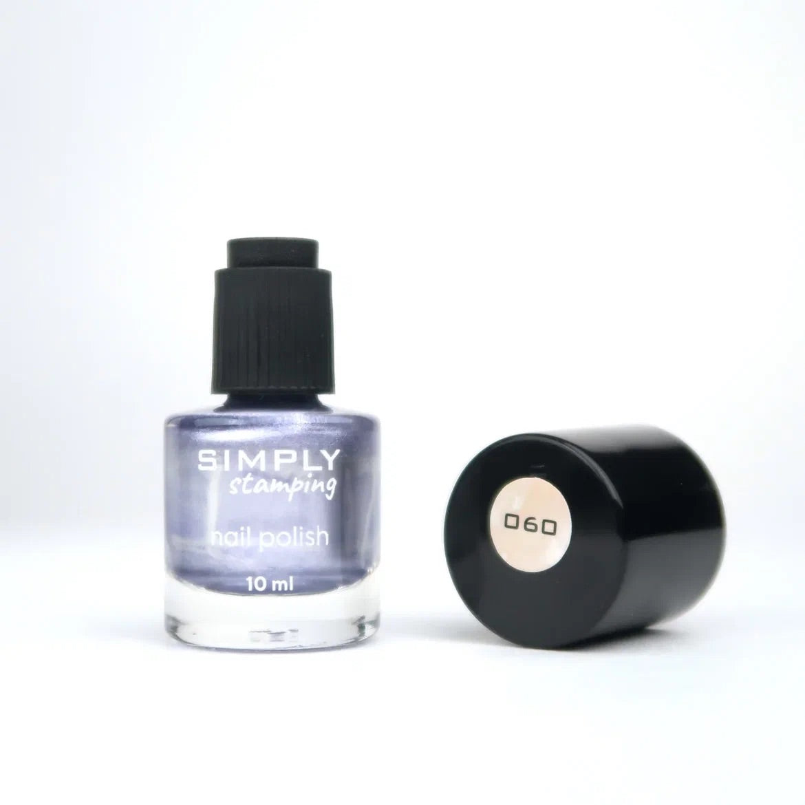 Stamping polish 060 grey metallic, 10 ml