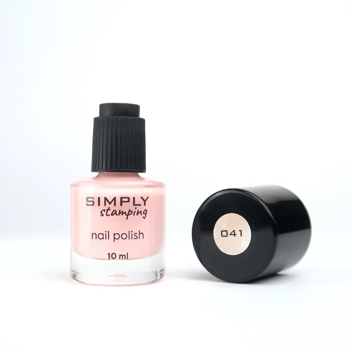 Stamping polish 041 pastel dusty pink, 10 ml