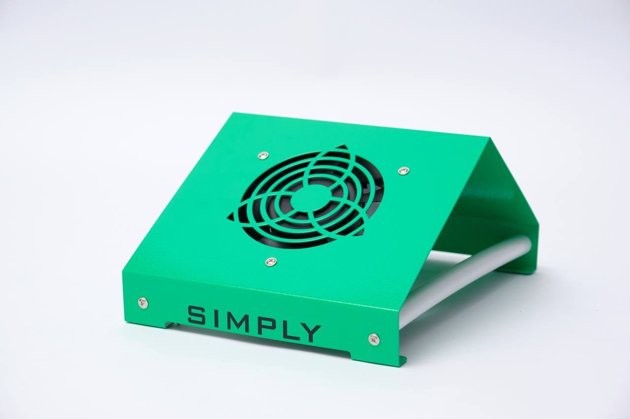 Manicure dust collector SIMPLY green