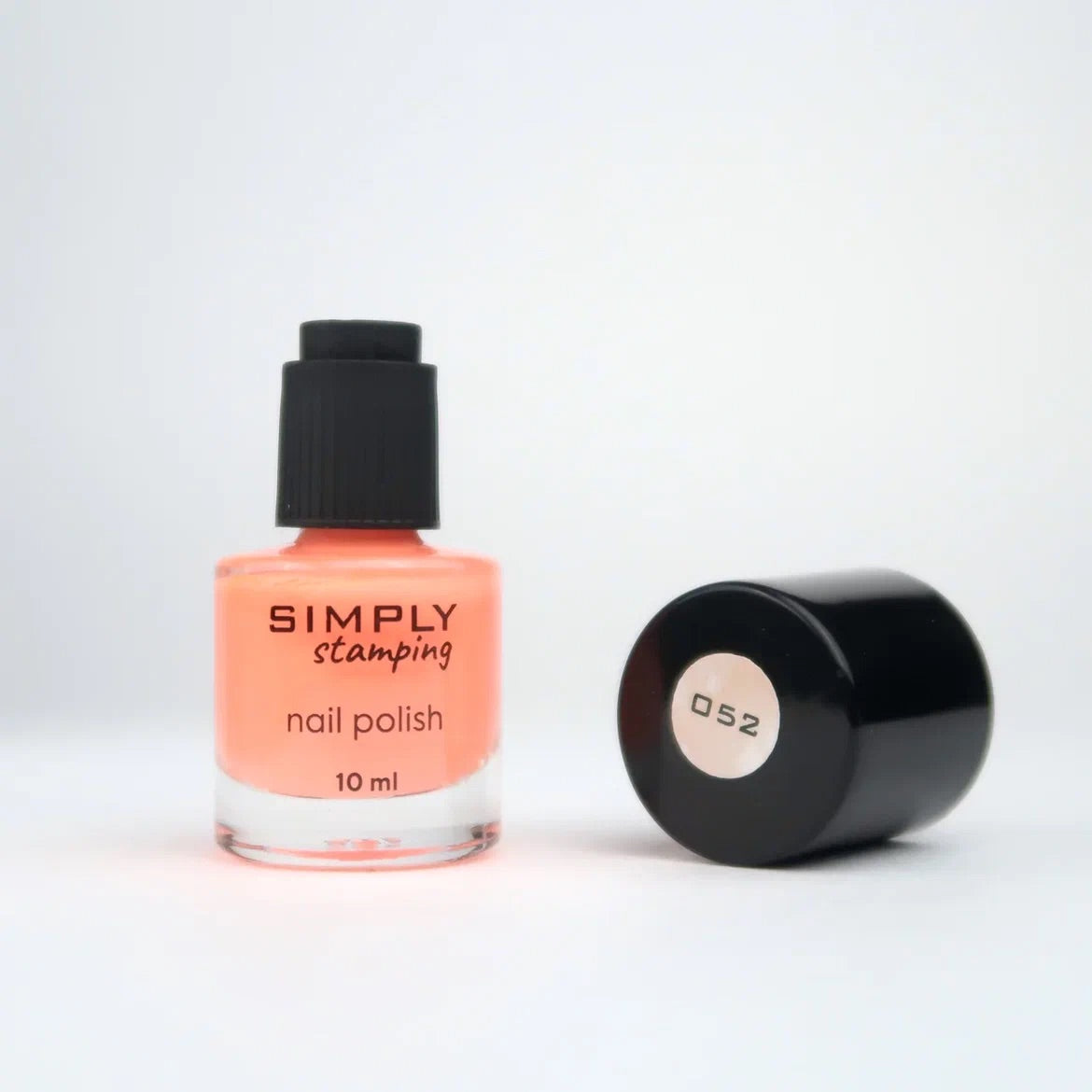 Stamping polish 052 neon orange, 10 ml