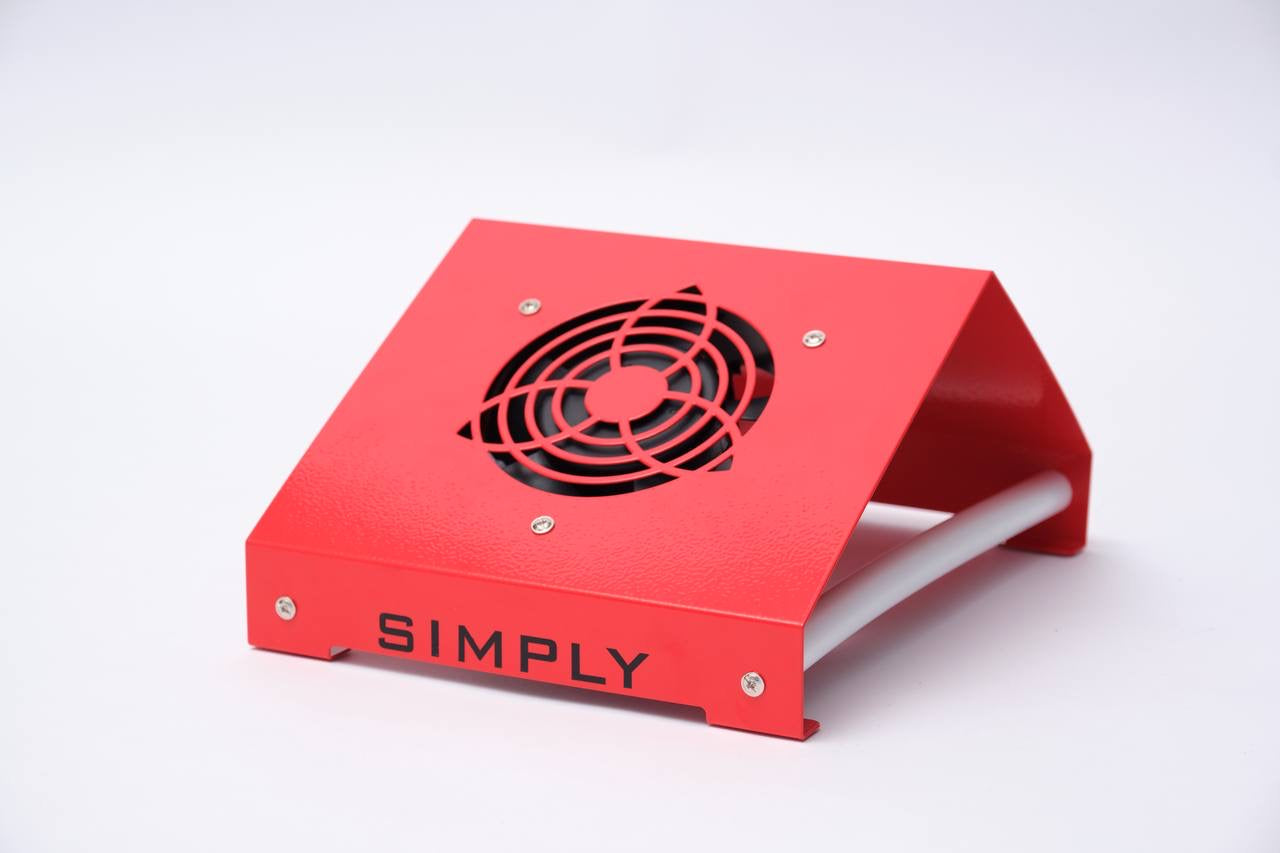 Manicure dust collector SIMPLY red