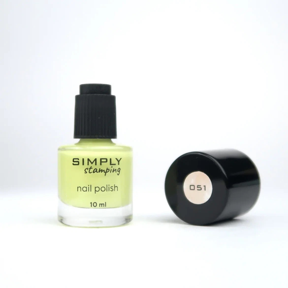Stamping polish 051 yellow-green, 10 ml