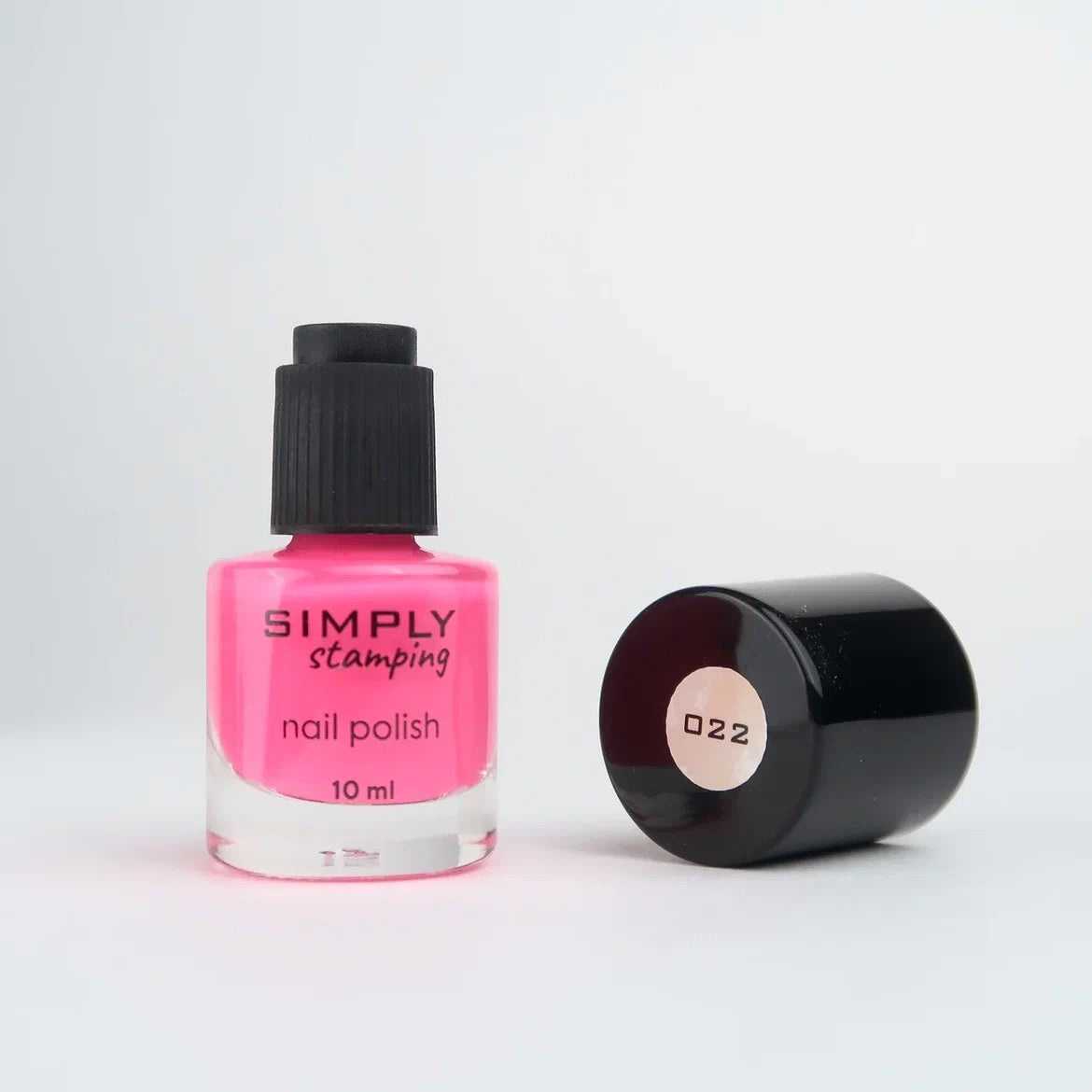 Stamping polish 022 neon pink, 10 ml