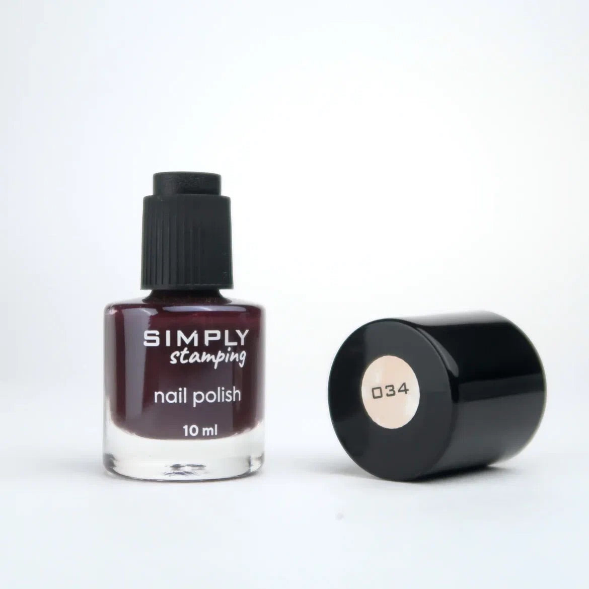 Stamping polish 034 chocolate, 10 ml