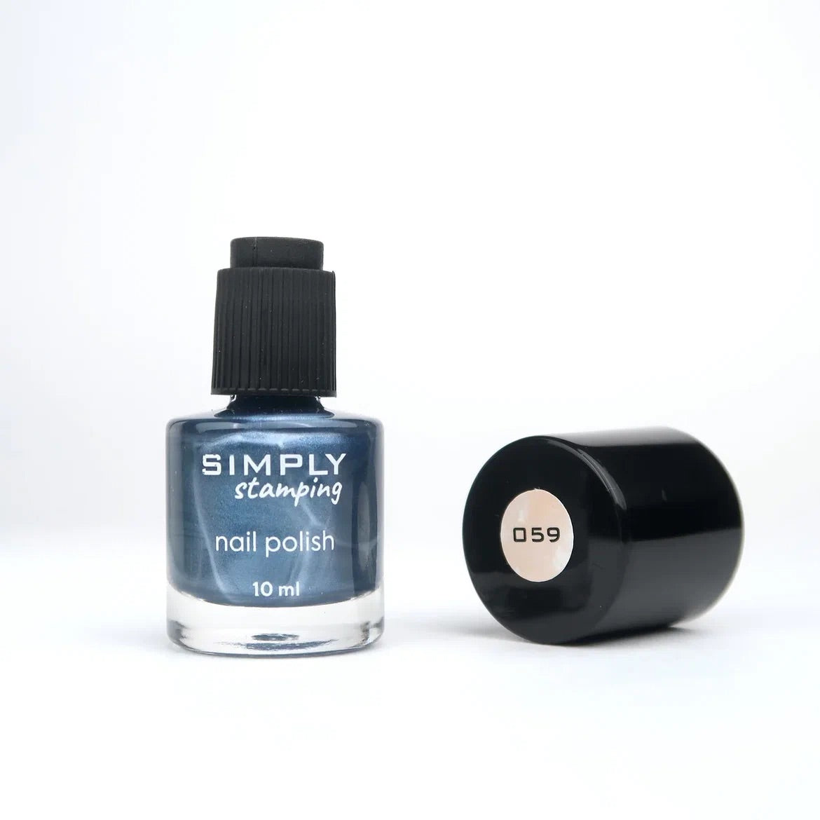 Stamping polish 059 turquoise metallic, 10 ml