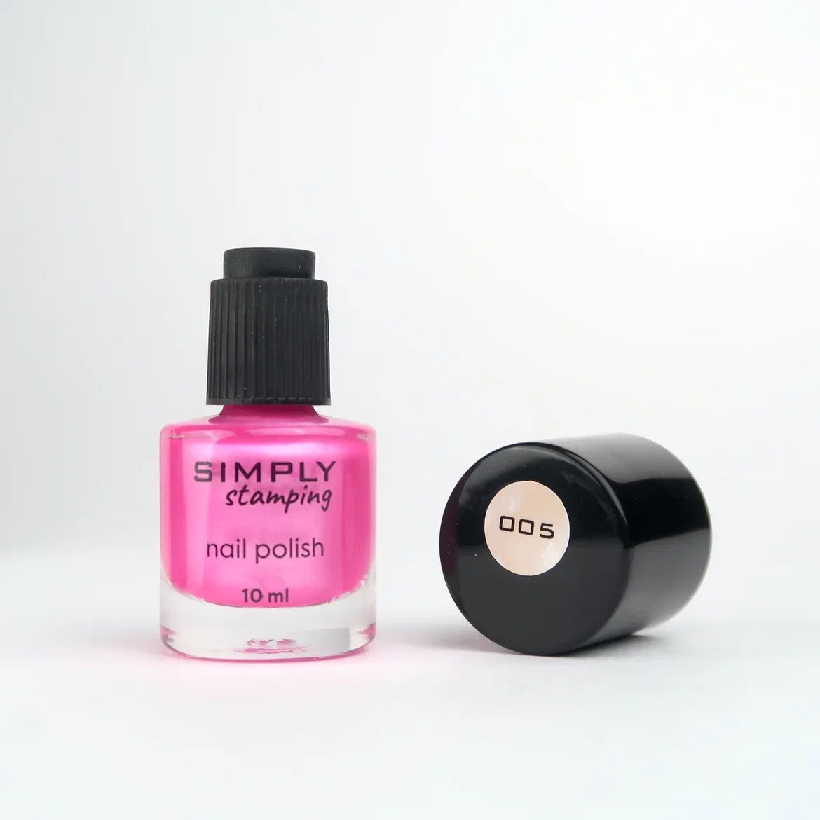 Stamping polish 005 pink metallic, 10 ml