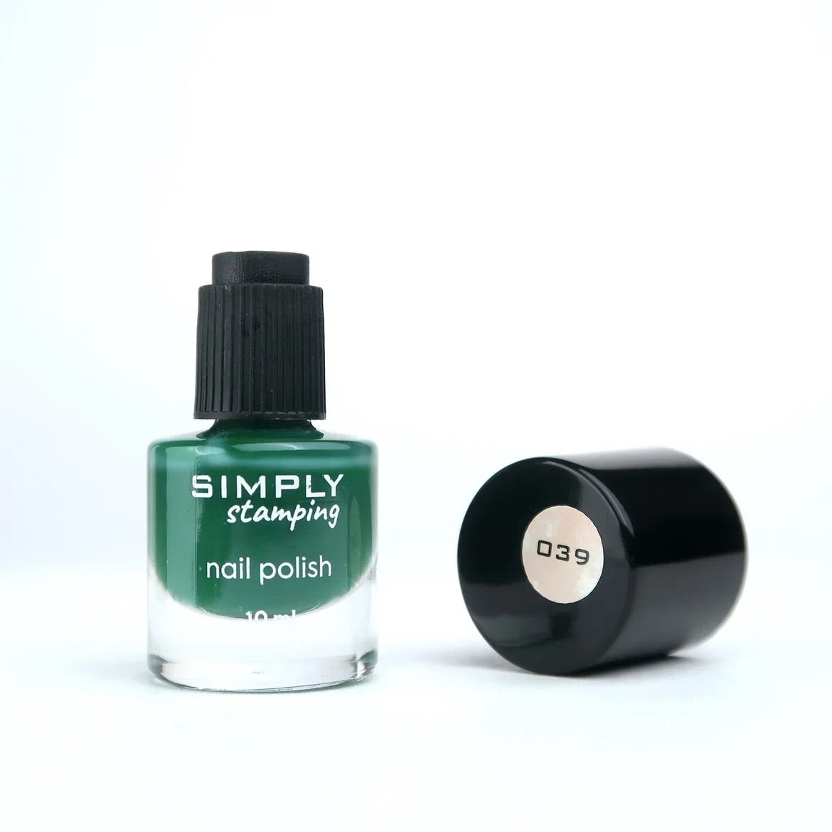 Stamping polish 039 dark green, 10 ml