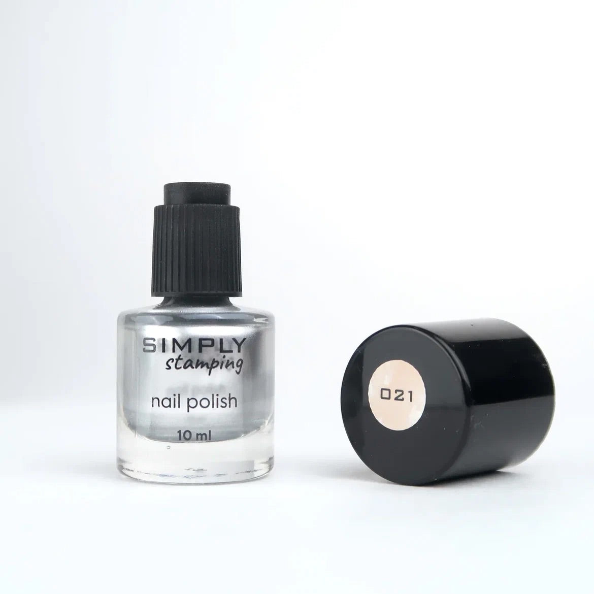 Stamping polish 021 silver, 10 ml