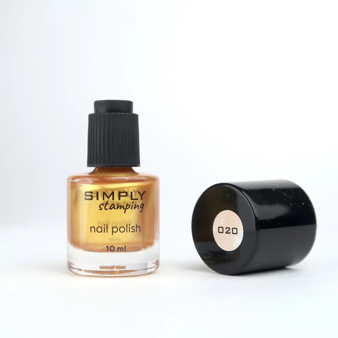 Stamping polish 020 yellow gold, 10 ml