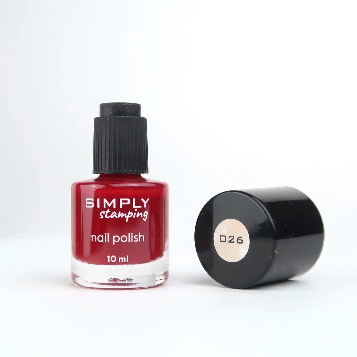 Stamping polish 026 burgundy, 10 ml